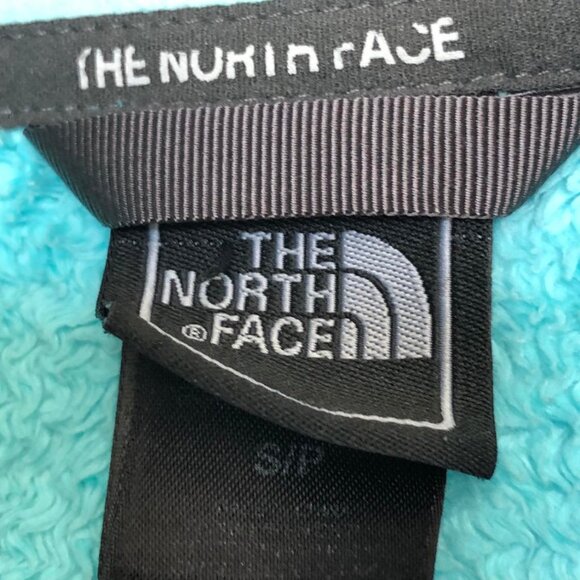 THE NORTH FACE Osito Silken Fleece Full-Zip Jacket Teal S MSRP $100 - Picture 7 of 7